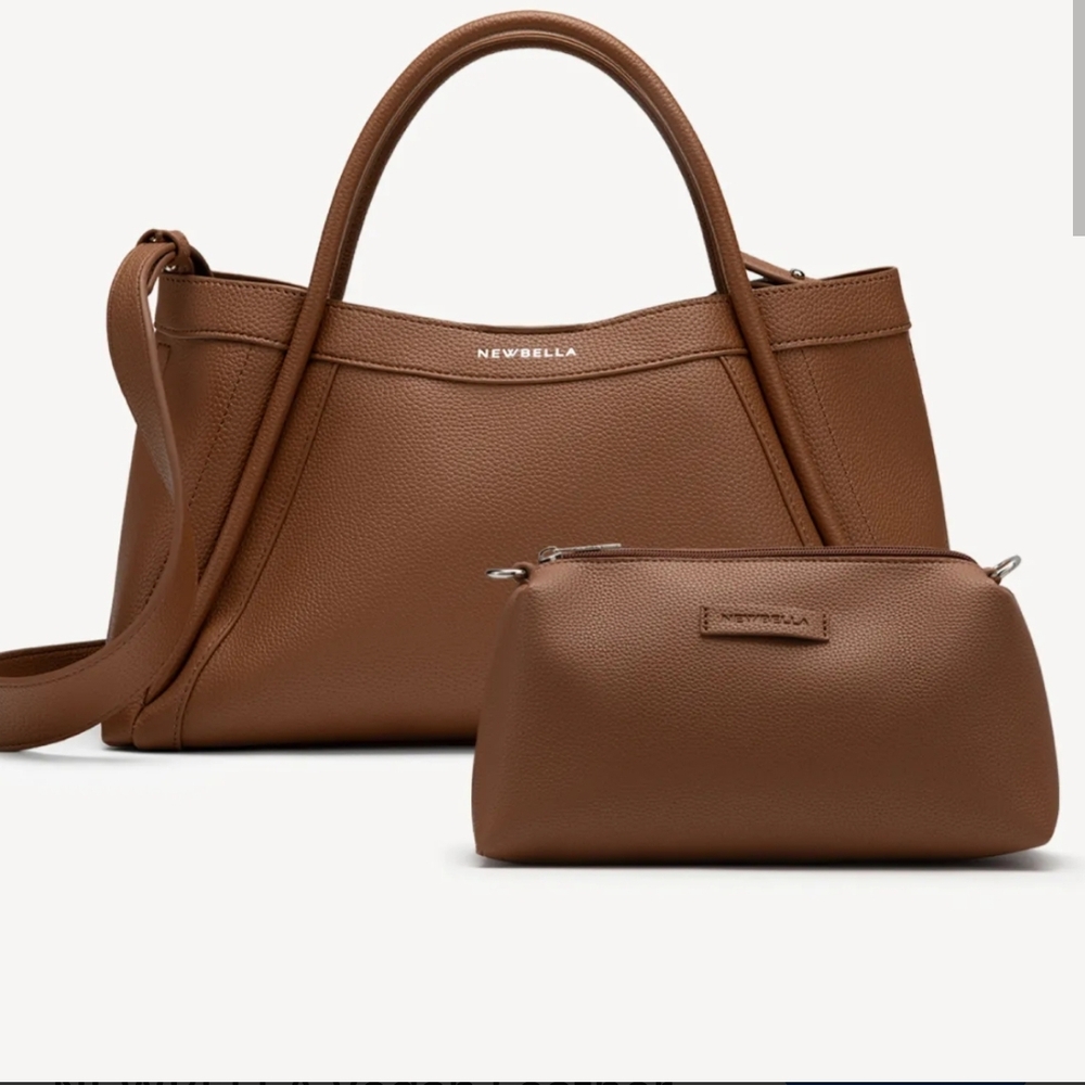 Tan Shoulder Bag Set for Women